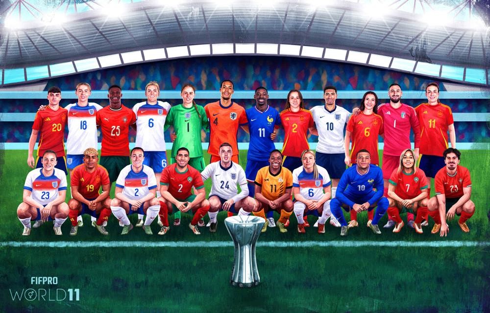 2025 FIFPRO World 11 winners revealed